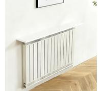 YCCYHQ Etagere Radiateur à Poser sans Percer, avec Rainure Anti-Pliage, pour la Maison, Le Bureau et la Cuisine(White,120x20 cm/47.2x7.9 in)