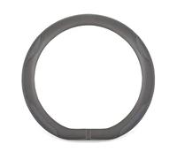 YCDSSM Auto Couvre Volant pour DS 4 2021 2022 2023, Couvre Volant Voiture Protège Volant Souple Respirant Antidérapant Cuir Ronde Diamètre 37-39CM Accessoire,Grey-D
