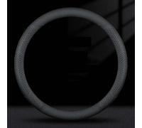 YCDSSM Auto Couvre Volant pour Opel Insignia 2009-2017, Couvre Volant Voiture Protège Volant Souple Respirant Antidérapant Cuir Ronde/D Accessoire,O-Black