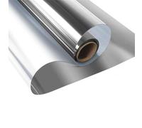 YCDZSW Film Fenetre Anti Regard Film, Film Miroir Fenêtre sans Tain Film Vitre Anti UV Anti Chaleur pour Fenêtre Maison Bureau Magasin (Argent Gris,120x200cm)