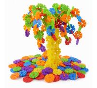 YceLon Lot de 300 blocs de construction en plastique multicolores | Les pièces s'emboîtent les unes dans les autres et peuvent être détachées encore et encore. Un temps de création paisible