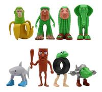 YceLon Lot de 8 figurines italiennes Brainrot, figurines amusantes Tralalero Tralala pour enfants à partir de 6 ans, objets de collection Pop Culture