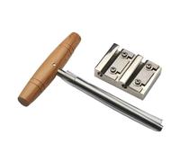 ycezw Alésoir manuel | Alésoir pour trous de cheville violon 3/4 4/4 | Conicité 1 26 Set pour instruments de musique Entretien pour guitare basse Violet