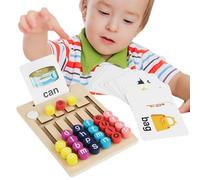 ycezw Apprentissage de l'alphabet pour jeunes , jouets pour apprendre les lettres, jeu de société de reconnaissance des lettres, jouets d'apprentissage de l'orthographe des mots, jeux éducatifs