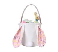 ycezw Basket De Lapin De Pâques, Sacs De Chasse Aux Œufs De Pâques | Des Délices De Pâques Réutilisables Avec Des Poignées | Bunny Candy Basket Party Fournitures De Fête De Chasse Aux Caramell,