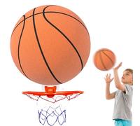 ycezw Basketball tranquille | Basketball dans la salle de résilience haute | Basketball bruyant, basket-ball muet, doux, léger et facile à faire pour des jeux de basket-ball d'intérieur et étendus