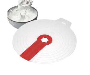 ycezw Batteur à main Splash Guard, Splatter Guard for Hand Mixer - Cuisson Splash Guard - Couvercle réutilisable en silicone pour casseroles Crème Fouet Moussant