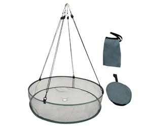 ycezw Bol de Nourriture pour Oiseaux - Bac de récupération Rond, Plate-Forme de semences extérieure, matériau Solide résistant aux UV avec Structure Facile à Nettoyer | Support Suspendu pour Balcon