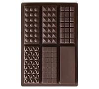 ycezw Candy Bar Moules, Break-Apart Chocolat Moules - Moules Nutrition Céréales Bar | 6 cavités épaisses pour la barre remplie, moule à beurre de pudding au fromage, extra profond pour une cuisson