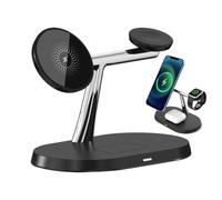 ycezw Chargeurs sans fil pour téléphone portable | Support de montre de téléphone de bureau multifonctionnel | Support de chargeur de 15 W, support de charge magnétique sans fil pour plusieurs