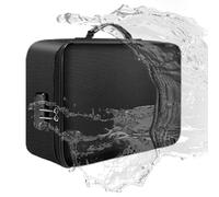 ycezw Coffre-fort ignifuge et étanche - Sac extensible avec serrure | Rangement de documents importants avec poches pour fichiers d'ordinateur portable, certificats, fournitures scolaires à domicile