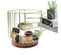 ycezw Conte de stockage pod - tour de capsule à vapeur, distributeur de comptoir | Stand d'organisation de, unité d'affichage robuste, lieux de travail et coins de ou