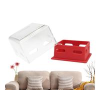 ycezw Couvercle à bouton-poussoir léger, interrupteur à bouton-poussoir - Couvercle de bouton de lumière transparent avec serrure de protection, étui de verrouillage polyvalent, équipement de sécurité