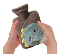ycezw Couvre-sac d'eau chaude, sac d'eau chaude pour l'hiver | Sac d'eau chaude d'hiver de 1000 ml Cartoon,Grand tapis chauffant portable avec couvercle souple