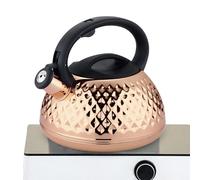 Ycezw Cuisinière à thé | Bouilloire sifflante en acier inoxydable de qualité supérieure avec poignée confortable pour cuisinière à induction électrique au gaz | Grande capacité pour la cuisine