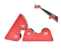 ycezw Détecteur de rasage Pool Club, Outil de Réparation Cue | 2x Portable Billard-Pool Cue Stick Rightening Tester | Outil de Réparation Cue Tip Shaper, Pool Cue Stick Rouleau Outil d'inspection pour
