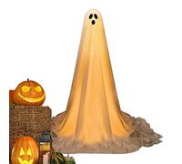 ycezw Fantômes lumineux sur pied pour Halloween | Fantôme effrayant lumineux - Hauteur réglable fantômes lumineux pour fêtes saisonnières jardin arrière maison hantée