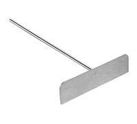 ycezw Grattoir à barbecue et flipper à crêpes, spatule en métal en acier inoxydable, outil d'épanchement de crêpe robuste | Raclette en acier inoxydable Rabat à crêpes efficace pour une cuisson