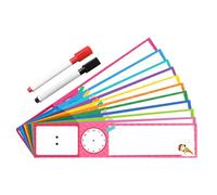 ycezw Horaire visuel, horaire quotidien pour , graphique de routine pour l'heure du coucher du matin, 12 cartes de communication comportementales pour l'école à la maison, améliorent la