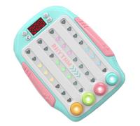 ycezw Jeu de poussée rapide, jeu Bubble Pop, Jouets à bulles portables, Jouet de jeu Fidget pour garçons et filles de 3 ans et plus, jouet de puzzle musical portable, jeu de poussée interactif, jouets