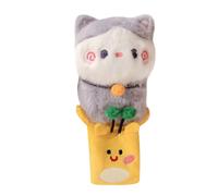 ycezw Jouet capybara en peluche - animal en peluche capybara, bracelet gifle | Adorable design moelleux doux avec bande extensible pour sac à dos chaises chaises poussettes berceau scooters