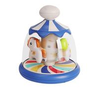 ycezw Jouets carrousel pour, jouet à presser et à faire | Jouet de développement interactif | Jouet rotatif coloré d'apprentissage et de rotation, cause et effet pour bas de Noël, Noël