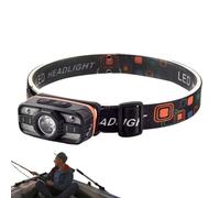 ycezw Lampe frontale rechargeable | Fronts rechargeables pour adultes : puissante ultra lumineuse avec capteur de mouvement imperméable pour camping de randonnée