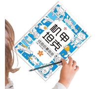 ycezw Livre de suivi pour enfants, livres de suivi pour tout-petits | Livre de suivi des animaux préscolaire - Jouet éducatif d'apprentissage des animaux pour l'entraînement pour dessiner des
