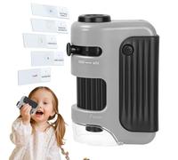 ycezw Microscope pour,microscope portable pour - Microscope éducatif | Microscope d'apprentissage scientifique 60X-120X, jouet éducatif portatif avec lumière LED pour étudiants