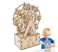 ycezw Musique De La Grande Roue, Boîte à Musique De La Grande Roue, Jeu De Roue Rotative | Projets De Loisirs En Bois, Jeux De Construction, Roues, Modèle De Boîte À Musique Pour