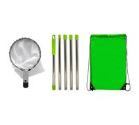 ycezw Outil de cueillette de fruits - Tige télescopique, panier léger | Extensible avec cadre en métal pour récolter des pommes de mangue, poires, pommes dans les vergers, jardins ou agriculture