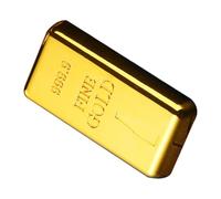 ycezw Ouvre-bocal à bière, ouvre-bocal à boisson, Gold Bar Ouvre-boîtes en forme de brique dorée, ouvre-boîte à bière, café glacé, boissons non alcoolisées, vin et cocktails, décapsuleur de bière en