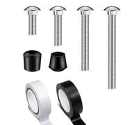 ycezw Pack de poids de poteau de drapeau, poids de drapeau de protection de couleur - Couverture de mât de drapeau lestée - Amarrage en acier inoxydable avec ruban, matériel en caoutchouc lourd pour