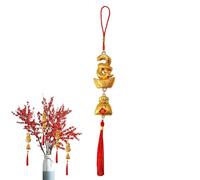 ycezw Pendentif serpent de l'année 2025, porte-bonheur en forme de serpent, glands suspendus réalistes, pompons portables pour décoration de la maison, pendentif porte-bonheur pour salon,