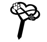 ycezw Pet Chat Marqueurs pour animaux de compagnie, pierres tombales d'animaux pour chiens | Tombe en acrylique pour chien gras, signe du cimetière, décoration de jardin, ornements