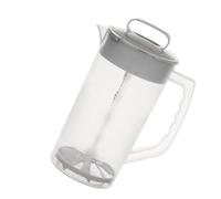 ycezw Pichet à eau avec couvercle, carafe à eau pour réfrigérateur pour jus, Pichet mélangeur à buse large de 2000 ml pour le thé, Pichet sûr, récipient à jus pour les réunions de famille, les fêtes,