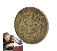 ycezw Pièce de l'année Chinoise du Dragon,pièce de Monnaie du Dragon Chinois, Pièce décorative et créative, pièce Chinoise Loong, Pièce de Collection