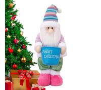 ycezw Poupée en peluche de Noël, poupées de Noël - Poupée de personnage doux arc-en-ciel de Noël - Maison Vieil homme poupée de Noël pour étagère, rebord de fenêtre, table