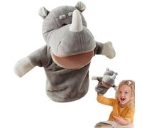 ycezw Poupées pour animaux, Poupées en peluche | Poupées en peluche | Lavable en machine Adorables poupées à main interactives avec bouche ouverte et mobile pour les histoires Jeu de simulation