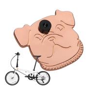 ycezw Protecteur pour câble de frein de vélo - Protection de cadre pour vélo | Design visage de chien d'aluminium Pièces Cyclisme Route Montagne Fourche Adulte
