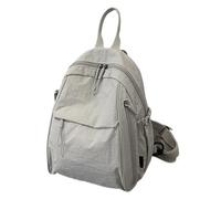 ycezw Sac à dos scolaire, sac à dos de voyage avec plusieurs poches - bagages personnels pour garçons et filles, commutation, voyage, randonnée, avion, et femme en plein air, gris clair (ral