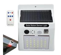 ycezw Solaire pour Animaux de Compagnie, Solaire pour Animaux | Capteur de Mouvement Humain avec lumière d'alarme Solaire - extérieur à énergie Solaire avec 3 Modes de