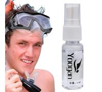 ycezw Spray anti-buée pour lunettes, spray anti-buée pour lunettes, nettoyant et antibuée pour lentilles, agent de buée pour lunettes de natation, masque de visage