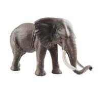ycezw Statue d'éléphant - Modèle d'éléphant d'Asie éducatif - Jouet éducatif pour la petite enfance - Figurine d'animal robuste pour chambre à coucher, salon, bureau, salle à manger