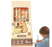 ycezw Stylo avec gomme, stylos effaçables, stylos à encre avec motif d'animaux rétractable, pointe fine de 0,5 mm, l'école d'étudiants offre une papeterie douce pour une écriture