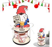 ycezw Support de bouteille de liqueur - Décoration de Noël créative | Étagère décorative de Noël pour bouteilles de vin, rangement de bouteilles d'alcool, étagère de rangement réutilisable pour Noël