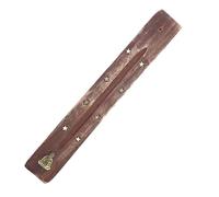 ycezw Support pour bâtons d'encens en bois - Support pour petit brûleur d'encens | Décoration de chambre parfumée pour la maison, ramasse-cendres