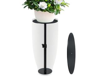 ycezw Support réglable pour jardinières, Support pour jardinières à Hauteur réglable | lève-vitre pour Pots | pour intérieur de Table de seuil d'angle de Sol pour Patio de Jardin de Porche