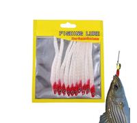 ycezw Swimbait Leurre de pêche au ver Fou | Faux ver de Simulation de de Terre pour Amateurs de pêche, Hommes, père, Petit ami