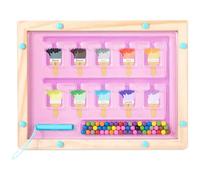 ycezw Tableau d'activité de puzzle en bois, jouet de tri de couleurs magnétiques | Jeu de comptage amusant | Jouets d'apprentissage pour tout-petits, jeu de société assorti pour d'âge préscolaire de 3
